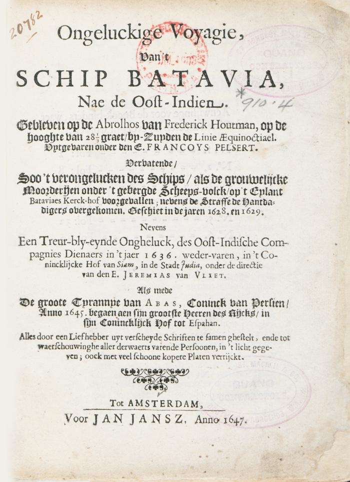 Schip Batavia 1647g